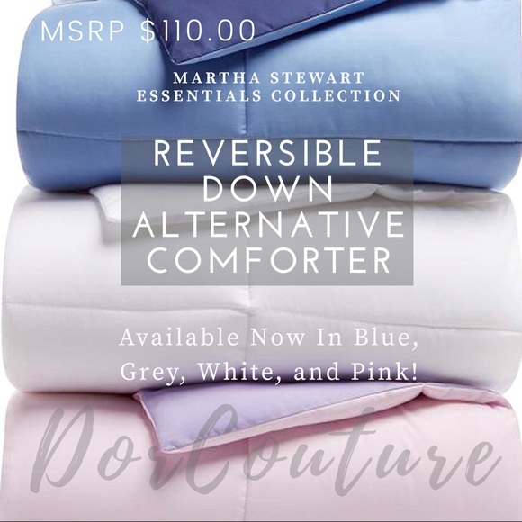 Martha Stewart Premium Reversible Down Comforter - Picture 3 of 8